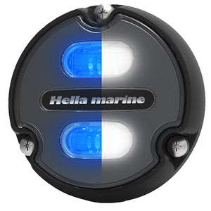Hella Marine Apelo A1 Blue White Underwater Light - 1800 Lumens - Black Housing - Charcoal Lens [016145-001] Hella Marine