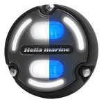 Hella Marine Apelo A2 Blue White Underwater Light - 3000 Lumens - Black Housing - Charcoal Lens w/Edge Light [016147-001] - BuoyMart.com  Underwater Lighting Hella Marine