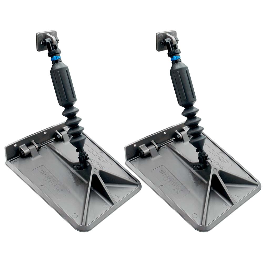 Nauticus SX 9.5 x 10 Smart Tabs 12-16 Boats w/40lb Actuators - 40-80HP - Gunmetal Grey [SXG9510-40] - BuoyMart.com  Trim Tabs Nauticus