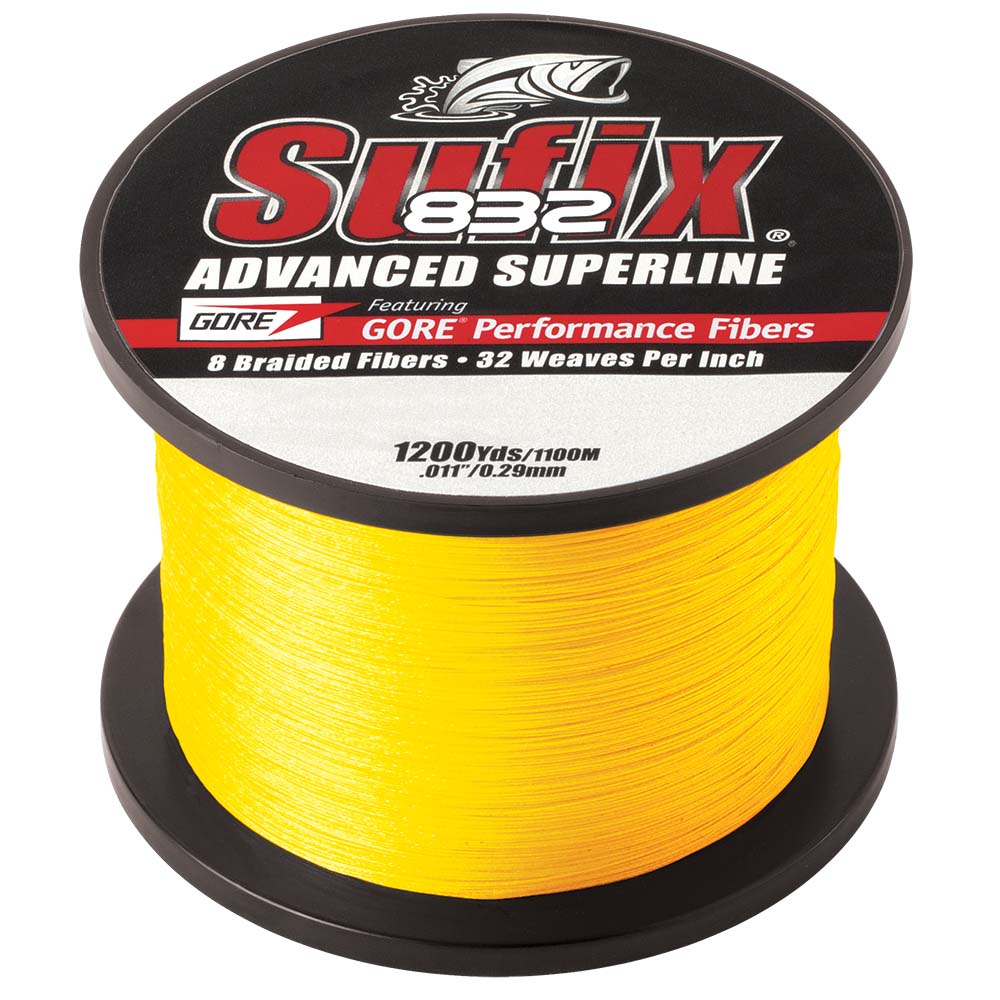 Sufix 832 Advanced Superline Braid - 10lb - Hi-Vis Yellow - 1200 yds [660-310Y] - BuoyMart.com  Lines & Leaders Sufix