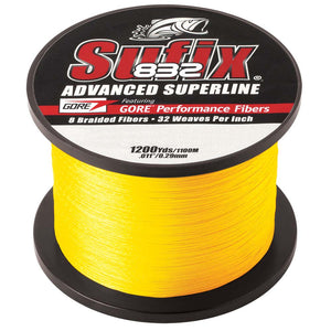 Sufix 832 Advanced Superline Braid - 10lb - Hi-Vis Yellow - 1200 yds [660-310Y] - BuoyMart.com  Lines & Leaders Sufix