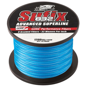 Sufix 832 Advanced Superline Braid - 20lb - Coastal Camo - 1200 yds [660-320CC] - BuoyMart.com  Lines & Leaders Sufix