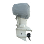 Carver Sun-DURA 40-70 HP Universal Motor Cover - 25"L x 18"H x 15"W - Grey [70002S-11] - BuoyMart.com  Winter Covers Carver by Covercraft