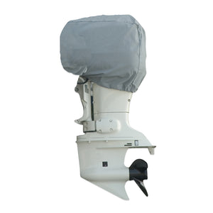 Carver Sun-DURA 40-70 HP Universal Motor Cover - 25"L x 18"H x 15"W - Grey [70002S-11] - BuoyMart.com  Winter Covers Carver by Covercraft
