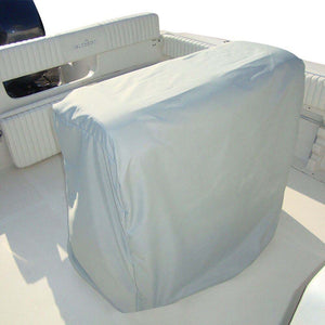 Carver Poly-Flex II Universal Leaning Post Cover - 47"H x 41"W x 24"D - Grey [84013F-10] - BuoyMart.com  Winter Covers Carver by Covercraft