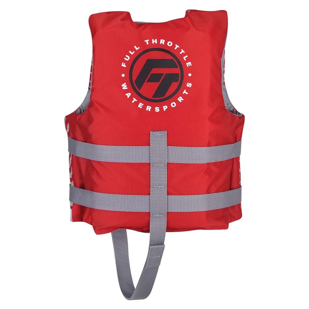 Full Throttle Child Nylon Life Jacket - Red [112200-100-001-22] - BuoyMart.com  Life Vests Full Throttle