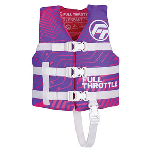 Full Throttle Child Nylon Life Jacket - Purple [112200-600-001-22] - BuoyMart.com  Life Vests Full Throttle