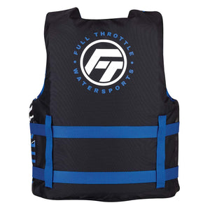 Full Throttle Youth Nylon Life Jacket - Blue/Black [112200-500-002-22] - BuoyMart.com  Life Vests Full Throttle
