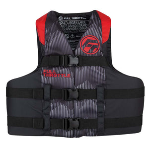Full Throttle Adult Nylon Life Jacket - S/M - Red/Black [112200-100-030-22] - BuoyMart.com  Life Vests Full Throttle