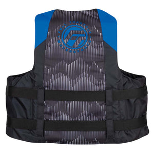 Full Throttle Adult Nylon Life Jacket - 2XL/4XL - Blue/Black [112200-500-080-22] - BuoyMart.com  Life Vests Full Throttle