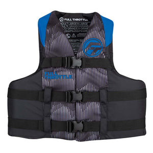 Full Throttle Adult Nylon Life Jacket - 2XL/4XL - Blue/Black [112200-500-080-22] - BuoyMart.com  Life Vests Full Throttle