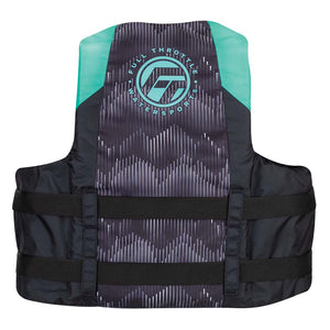 Full Throttle Adult Nylon Life Jacket - L/XL - Aqua/Black [112200-505-050-22] - BuoyMart.com  Life Vests Full Throttle