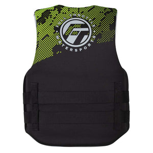 Full Throttle Junior Hinged Neoprene Life Jacket - Green [142400-400-009-22] - BuoyMart.com  Life Vests Full Throttle