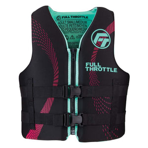 Full Throttle Adult Rapid-Dry Life Jacket - S/M - Aqua/Black [142100-505-030-22] - BuoyMart.com  Life Vests Full Throttle