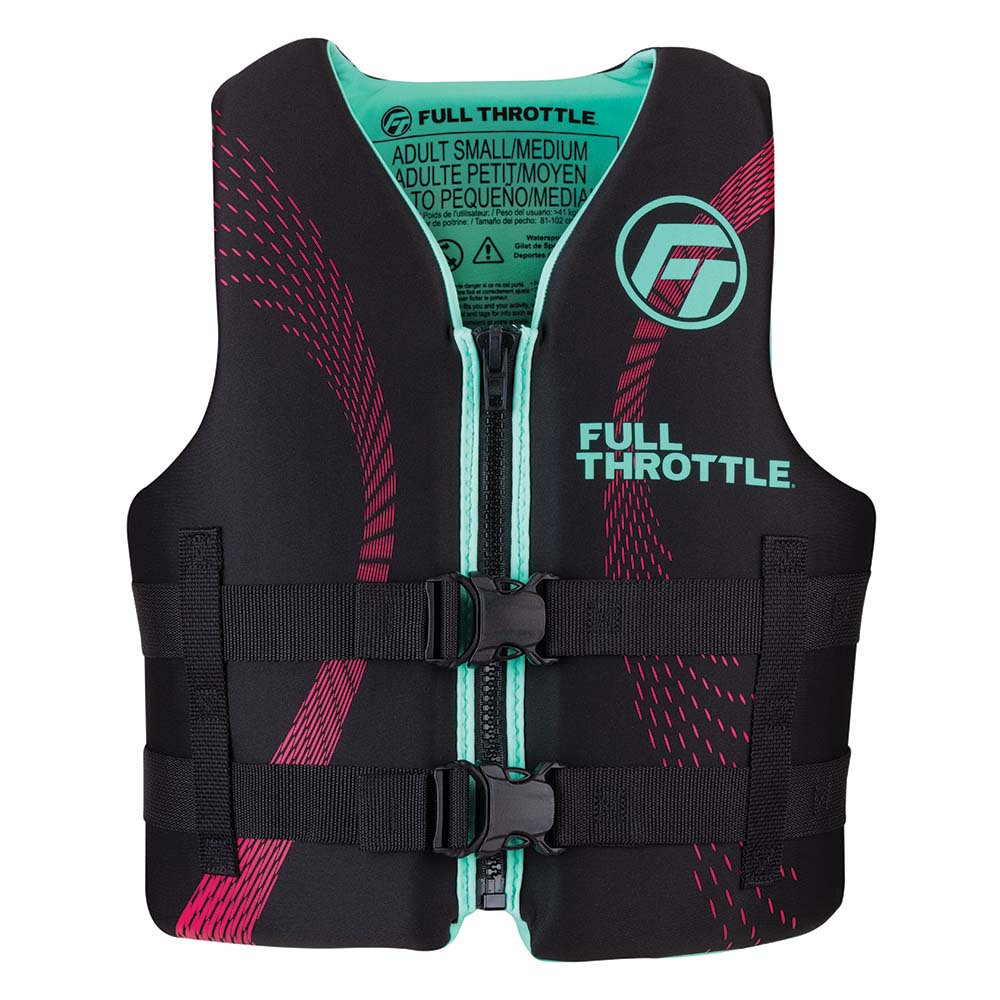 Full Throttle Adult Rapid-Dry Life Jacket - L/XL - Aqua/Black [142100-505-050-22] - BuoyMart.com  Life Vests Full Throttle