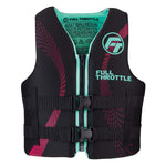 Full Throttle Adult Rapid-Dry Life Jacket - L/XL - Aqua/Black [142100-505-050-22] - BuoyMart.com  Life Vests Full Throttle