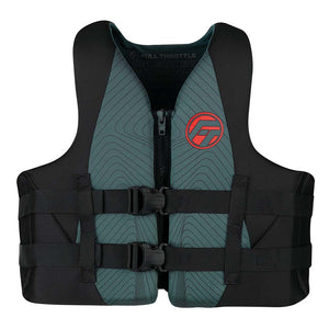 Full Throttle Adult Rapid-Dry Life Jacket - L/XL - Grey/Black [142100-701-050-22] - BuoyMart.com  Life Vests Full Throttle