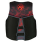 Full Throttle Mens Rapid-Dry Flex-Back Life Jacket - L - Black/Red [142500-100-040-22] Full Throttle