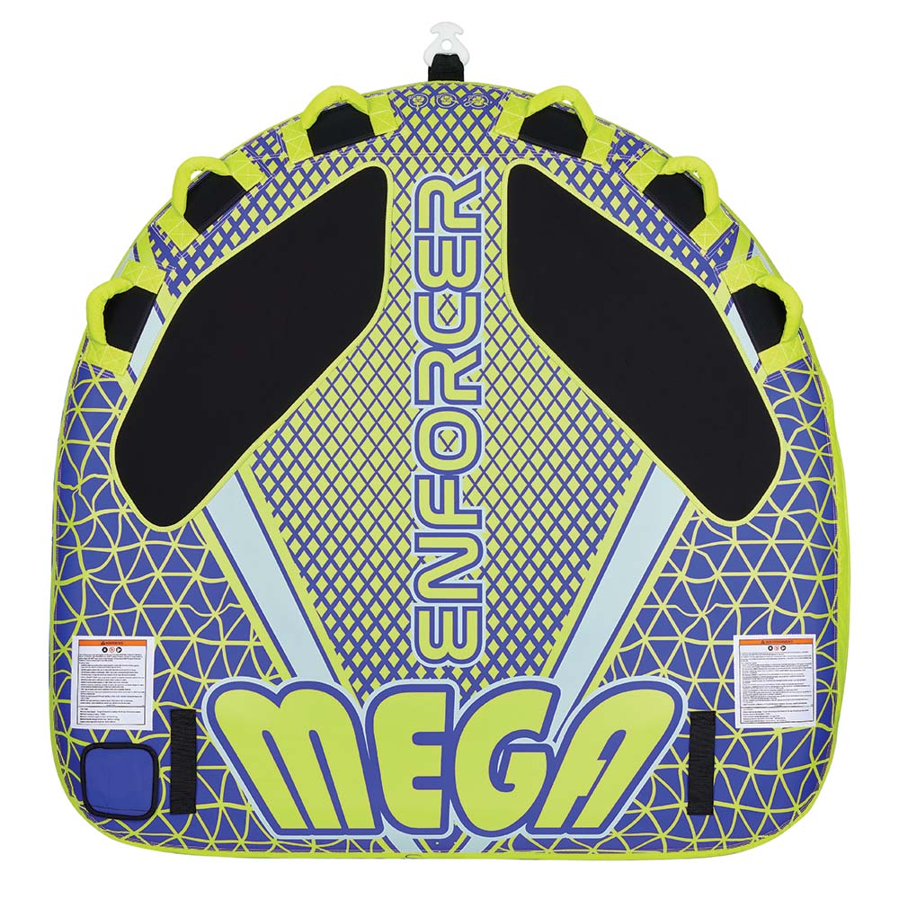 Full Throttle Mega Enforcer Towable Tube - 3 Rider - Yellow [302200-300-003-21] - BuoyMart.com  Towables Full Throttle