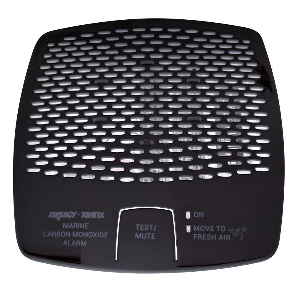 Fireboy-Xintex CO Alarm 12/24V DC w/Interconnect - Black [CMD6-MDR-BR] - BuoyMart.com  Fume Detectors Fireboy-Xintex