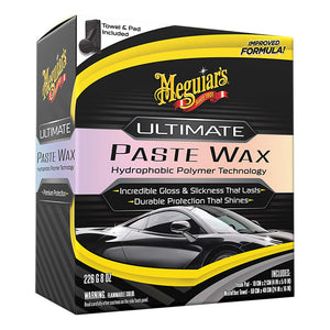 Meguiars Ultimate Paste Wax - Long-Lasting, Easy to Use Synthetic Wax - 8oz [G210608] - BuoyMart.com  Cleaning Meguiar's