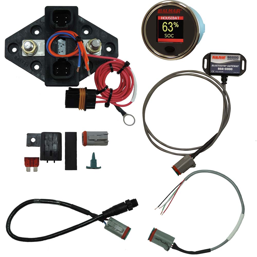 Balmar SG230 Battery Monitor Kit N2K BT Gateway Color Display 12-48VDC [SG230] - BuoyMart.com  Meters & Monitoring Balmar