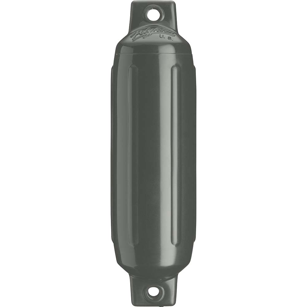 Polyform G-5 Twin Eye Fender 8.8" x 26.8" - Graphite [G-5 GRAPHITE] - BuoyMart.com  Fenders Polyform U.S.