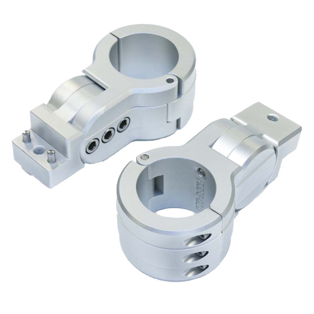PTM Edge Board Rack Mounts - 2.38" Pipe Clamp - Silver [P13198-2380TEBCL] - BuoyMart.com  Accessories PTM Edge