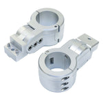 PTM Edge Board Rack Mounts - 2.38" Pipe Clamp - Silver [P13198-2380TEBCL] - BuoyMart.com  Accessories PTM Edge