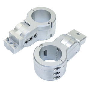 PTM Edge Board Rack Mounts - 2.38" Pipe Clamp - Silver [P13198-2380TEBCL] - BuoyMart.com  Accessories PTM Edge