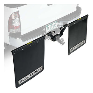 ROCK TAMERS 2.5" Hub Mudflap System - Matte Black/Stainless [00110] - BuoyMart.com  Hitches & Accessories ROCK TAMERS