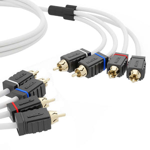 DS18 Marine Tinned OFC RCA Cable - 4 Channel - 25 [MOFCR-25FT.4CH] DS18