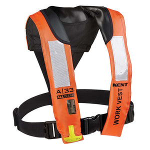 Kent A-33 All Clear Auto Inflatable Work Vest [134402-200-004-21] - BuoyMart.com  Personal Flotation Devices Kent Sporting Goods