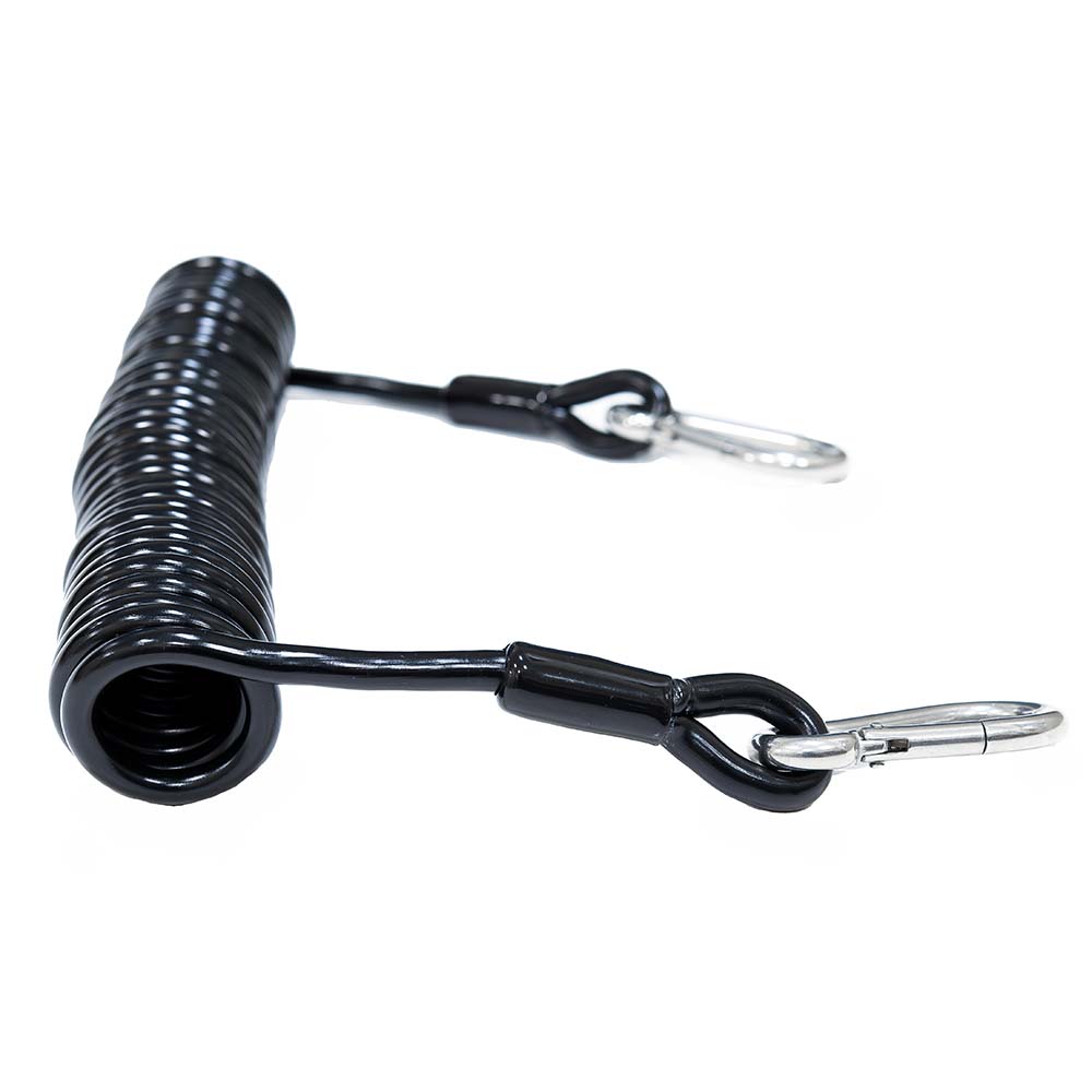Tigress Heavy-Duty Coiled Safety Tether - 1200lbs [88440-1] - BuoyMart.com  Fishing Accessories Tigress