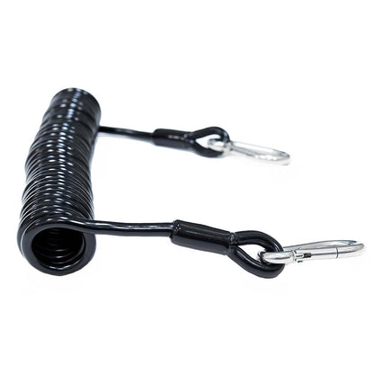 Tigress Heavy-Duty Coiled Safety Tether - 1200lbs [88440-1] - BuoyMart.com  Fishing Accessories Tigress