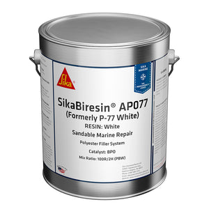 Sika SikaBiresin AP077 Polyester Fairing Compound Above/Below Waterline - Quart [609801] - BuoyMart.com  Adhesives/Sealants/Tapes Sika