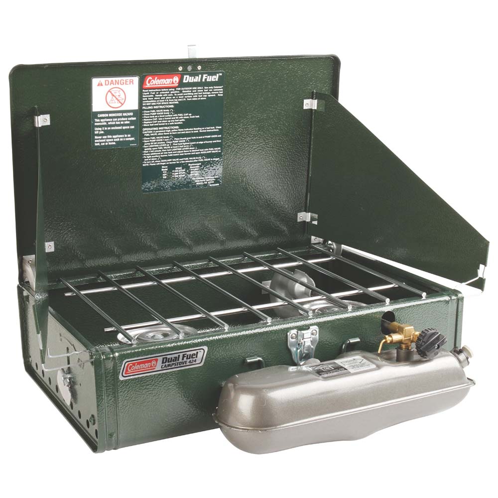 Coleman Dual Fuel 2 Burner Stove [3000006611] - BuoyMart.com  Camping Coleman