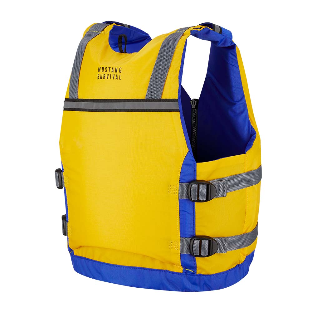 Mustang Youth Reflex Foam Vest - Yellow/Royal Blue [MV7030-220-0-216] Mustang Survival