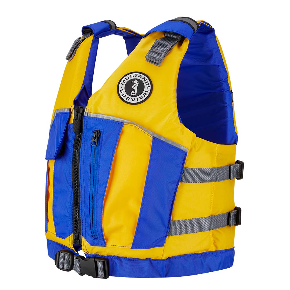 Mustang Youth Reflex Foam Vest - Yellow/Royal Blue [MV7030-220-0-216] Mustang Survival