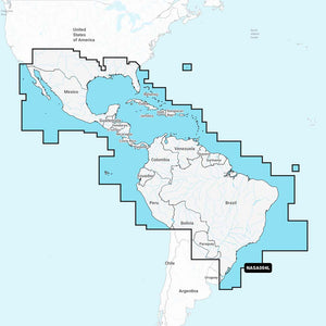 Navionics NASA004L - Mexico, Caribbean to Brazil - Navionics+ [010-C1364-30] - BuoyMart.com  Navionics + Navionics