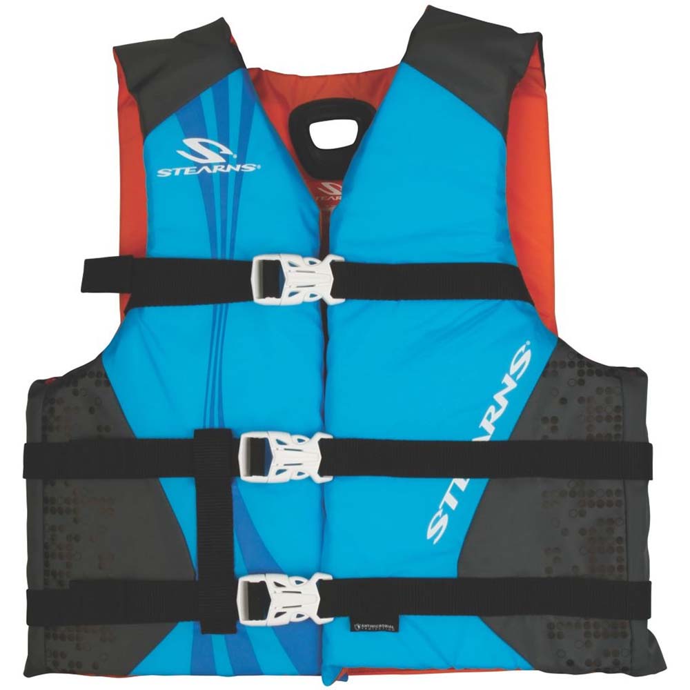 Stearns Antimicrobial Nylon Vest Life Jacket - 30-50lbs - Blue [2000036885] - BuoyMart.com  Life Vests Stearns