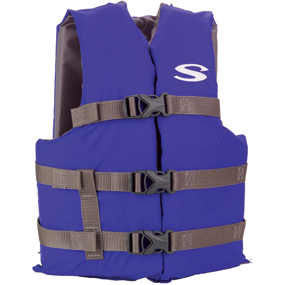 Stearns Youth Classic Vest Life Jacket - 50-90lbs - Blue/Grey [2159360] - BuoyMart.com  Life Vests Stearns