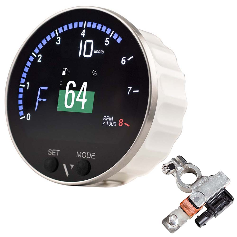 Veratron 85mm (3-3/8") VMH-35 Multifunction Gauge w/Battery Sensor [B00085502] - BuoyMart.com  Gauges Veratron