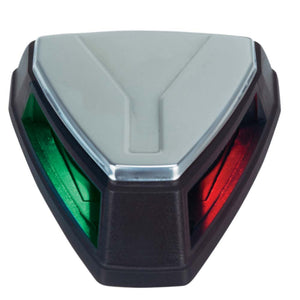 Perko 12V LED Bi-Color Navigation Light - Black/Stainless Steel [0655001BLS] - BuoyMart.com  Navigation Lights Perko