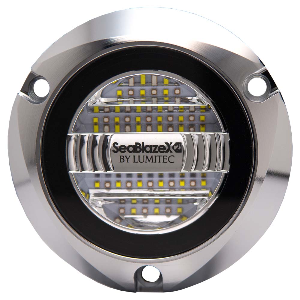 Lumitec SeablazeX2 Spectrum Underwater Light RGBW Polished Housing [101591] - BuoyMart.com  Underwater Lighting Lumitec