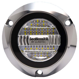 Lumitec SeablazeX2 Spectrum Underwater Light RGBW Polished Housing [101591] - BuoyMart.com  Underwater Lighting Lumitec