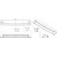 Lumitec Razor Light Bar - Spot - White Housing w/Inverted Logo Flush Mount [101603] - BuoyMart.com  Light Bars Lumitec