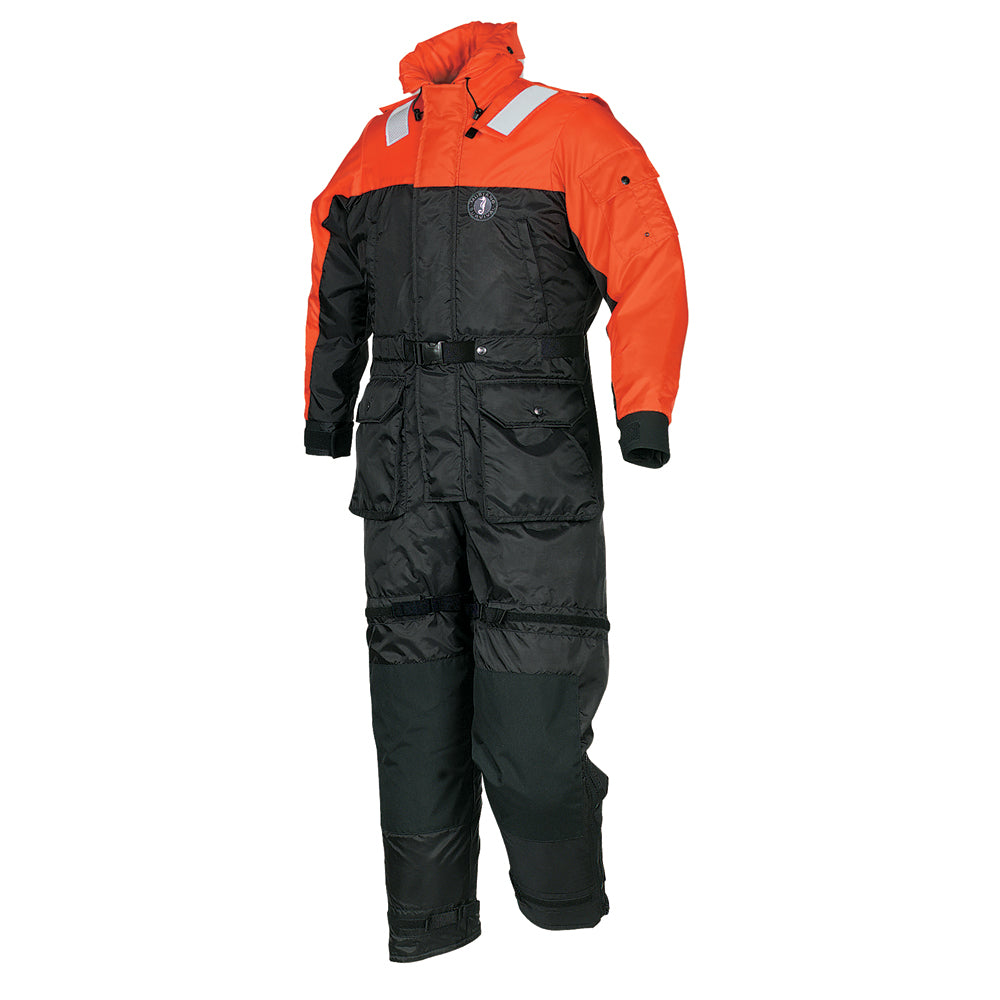 Mustang Deluxe Anti-Exposure Coverall  Work Suit - Orange/Black - Medium [MS2175-33-M-206] - BuoyMart.com  Immersion/Dry/Work Suits Mustang Survival