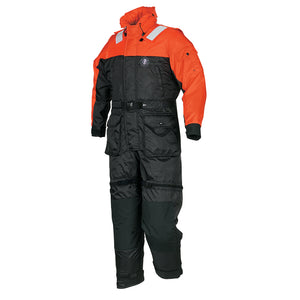 Mustang Deluxe Anti-Exposure Coverall  Work Suit - Orange/Black - Medium [MS2175-33-M-206] - BuoyMart.com  Immersion/Dry/Work Suits Mustang Survival