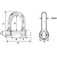 Wichard Self-Locking D Shackle - Diameter 5mm - 3/16" [01202] - BuoyMart.com  Shackles/Rings/Pins Wichard Marine